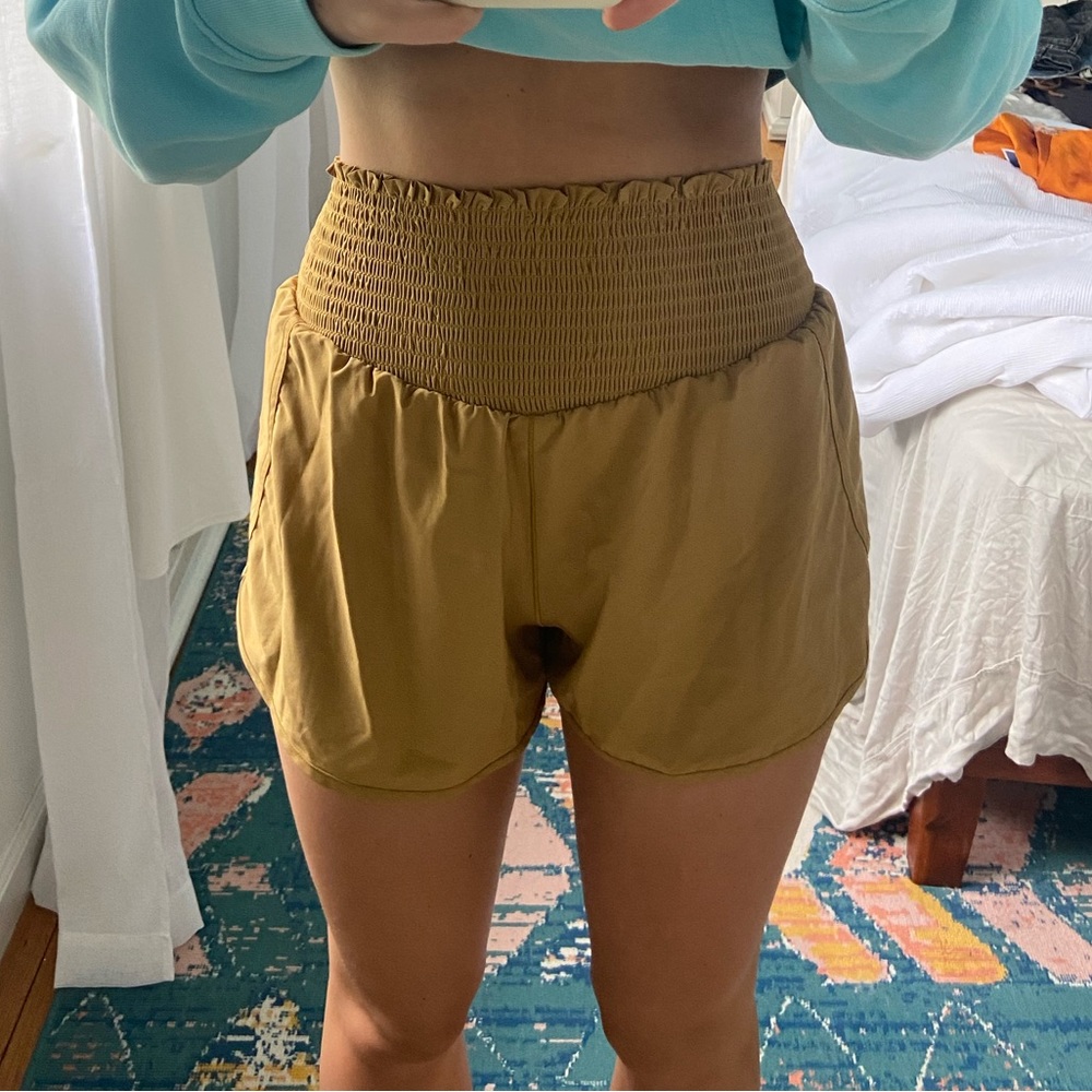 Aerie high waisted workout shorts